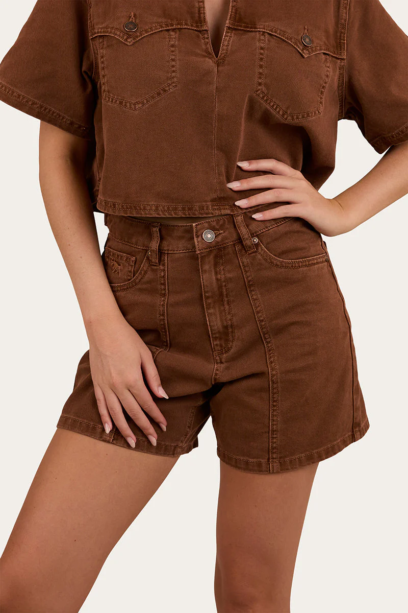 Iris Womens Denim Short - Image 7
