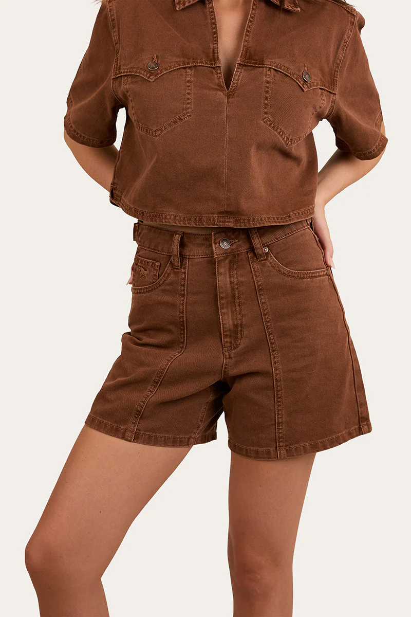 Iris Womens Denim Short - Image 9