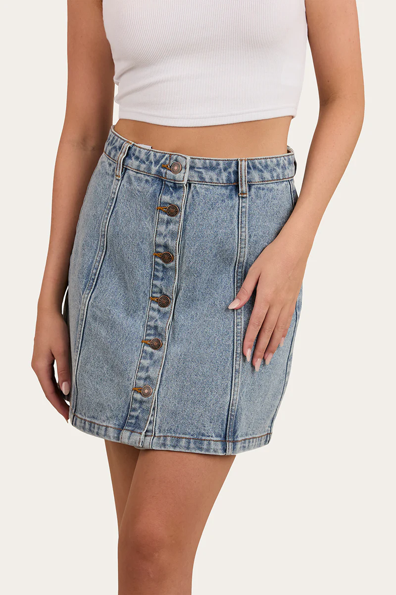 Johanna Womens Denim Skirt - Image 6