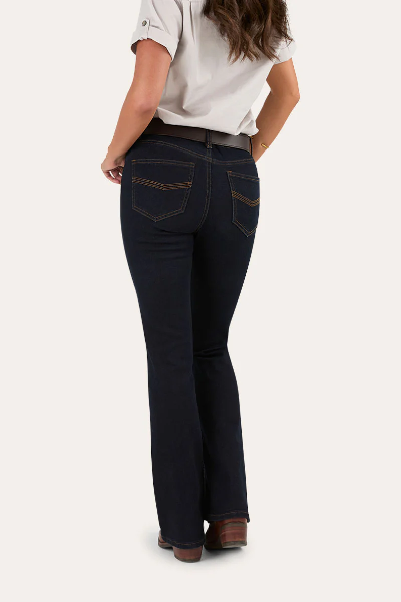 Katherine Womens Mid Rise Bootleg Jeans - Image 17