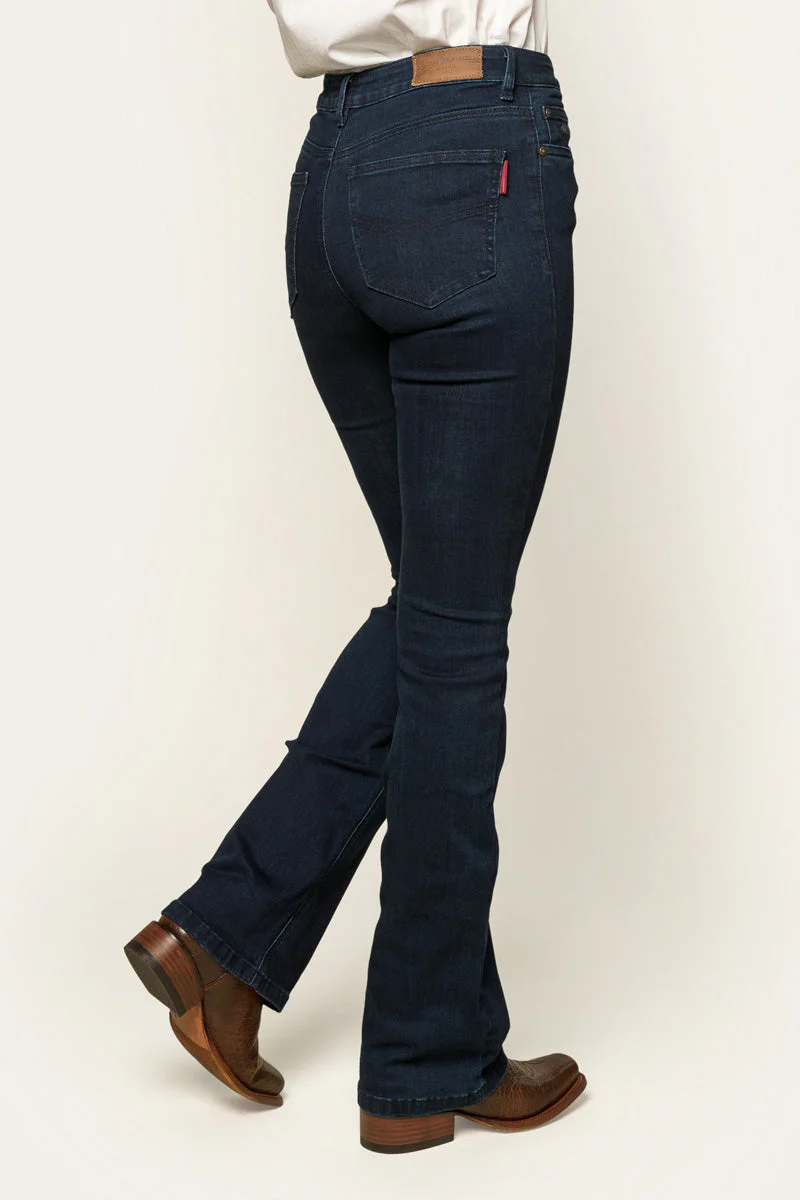 Katherine Womens Mid Rise Bootleg Jeans - Image 23