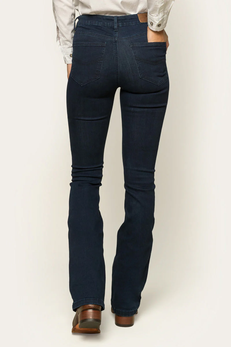 Katherine Womens Mid Rise Bootleg Jeans - Image 25