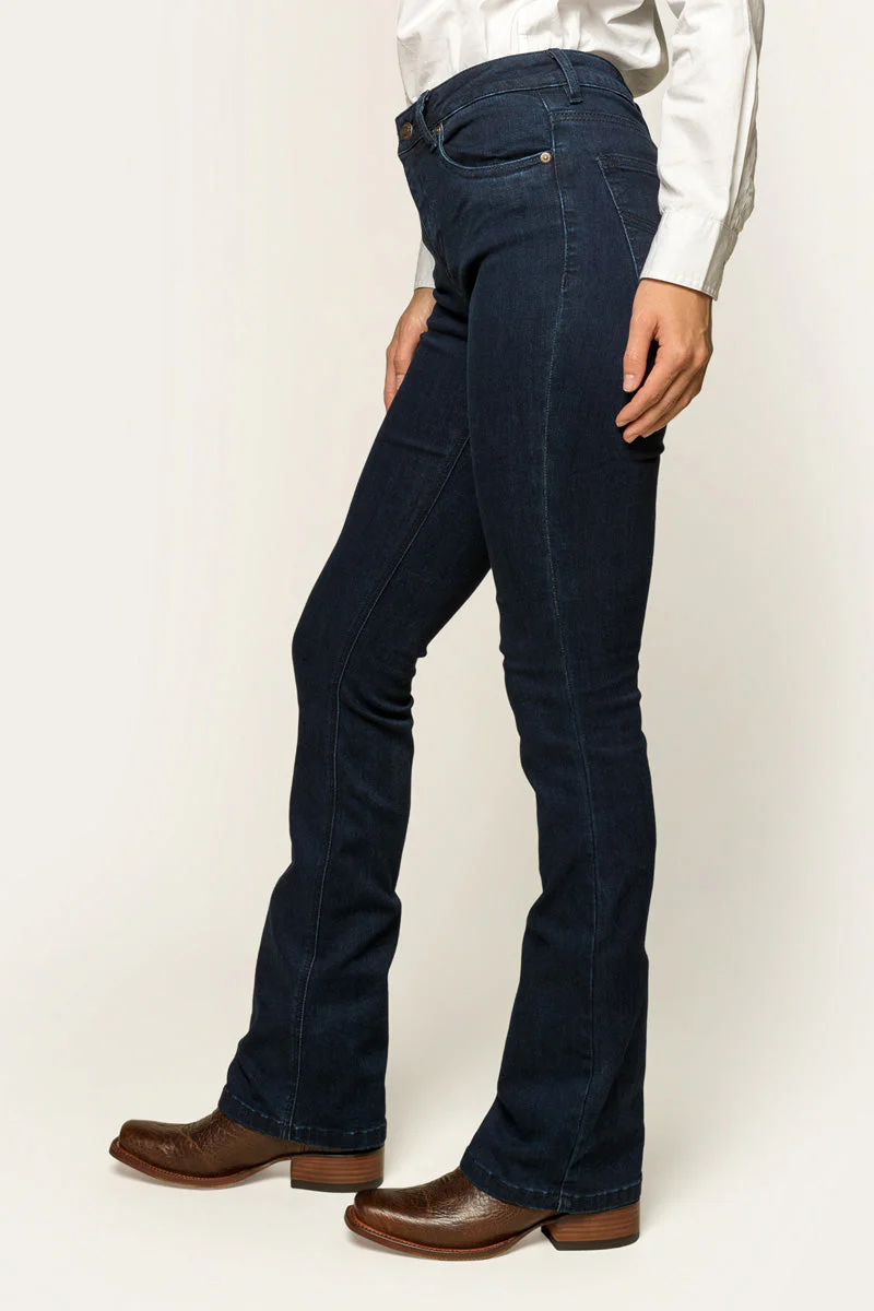Katherine Womens Mid Rise Bootleg Jeans - Image 26