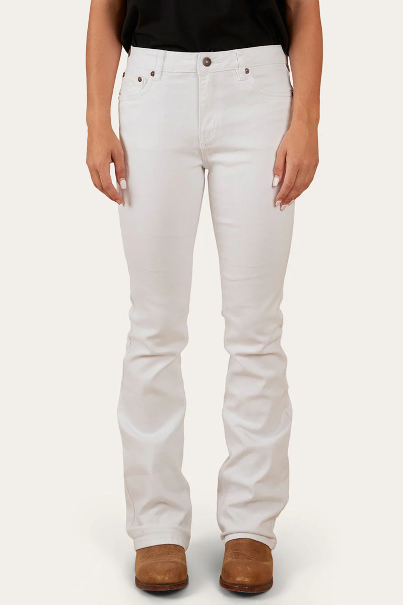Katherine Womens Mid Rise Bootleg Jeans - Image 30