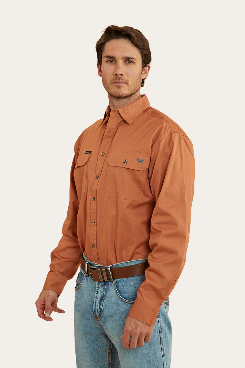 King River Mens Full Button Work Shirt - Image 46
