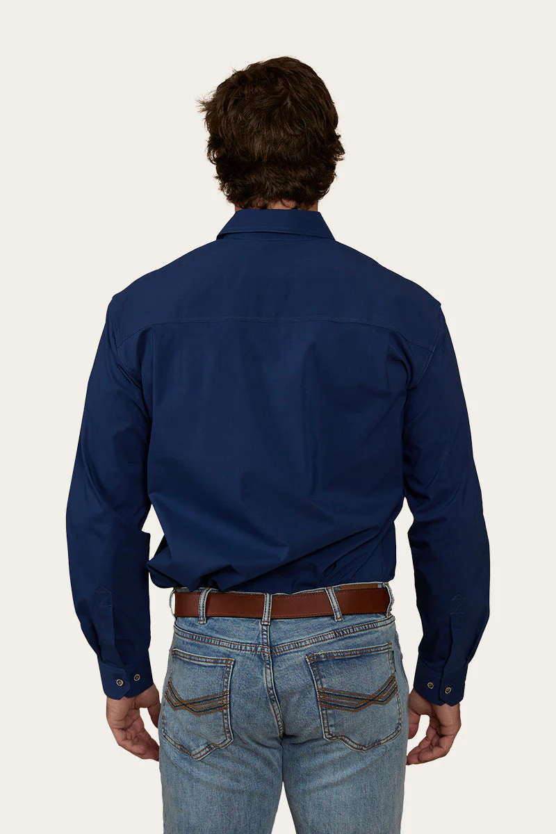 King River Mens Half Button Coolmax Work Shirt - Image 15