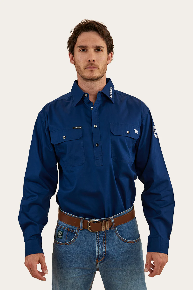Kreiger Mens Half Button Work Shirt - Image 4