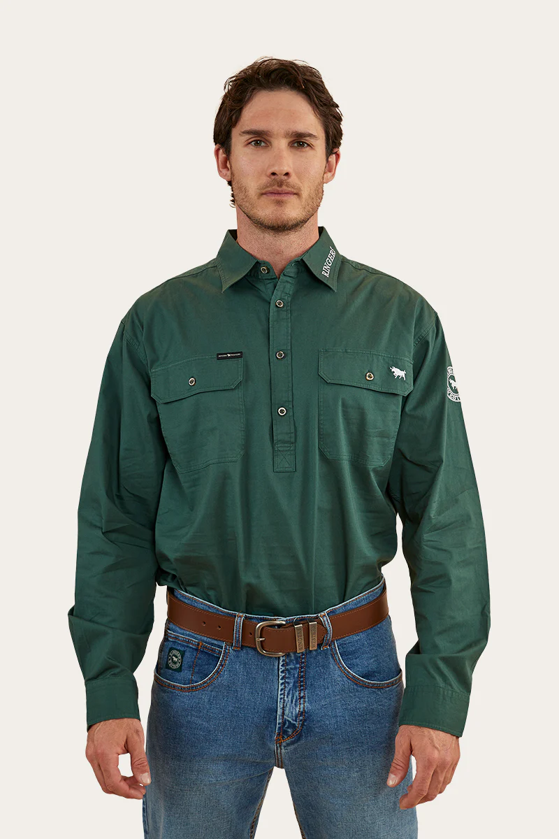 Kreiger Mens Half Button Work Shirt - Image 7