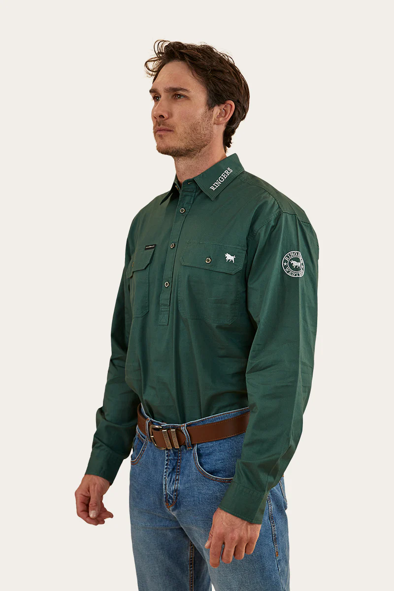 Kreiger Mens Half Button Work Shirt - Image 8