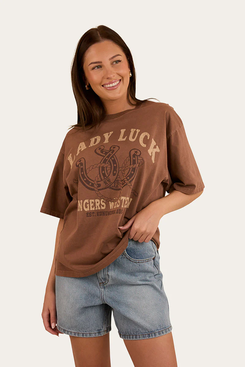 Lady Luck Womens Oversized T-Shirt - Image 10