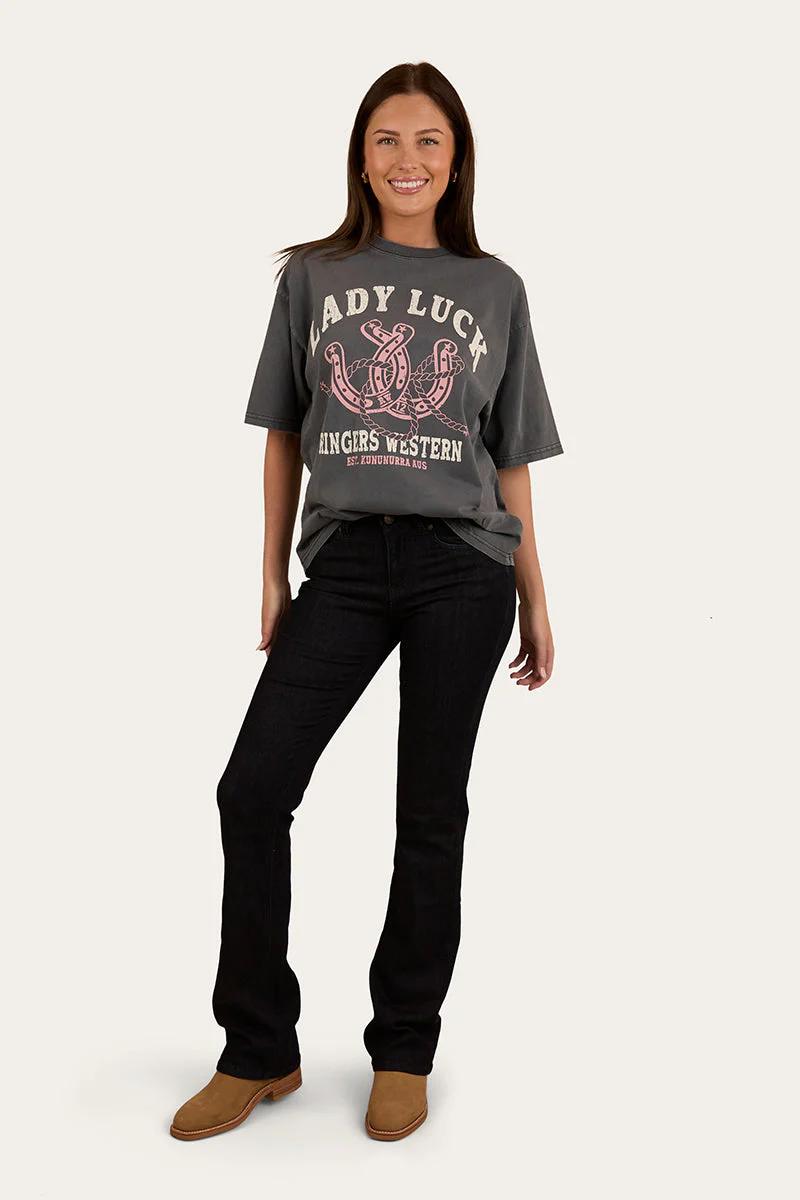 Lady Luck Womens Oversized T-Shirt - Image 6