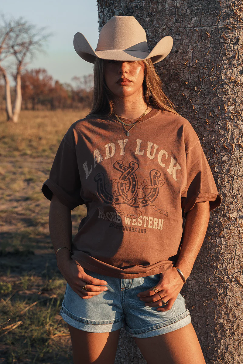 Lady Luck Womens Oversized T-Shirt - Image 7