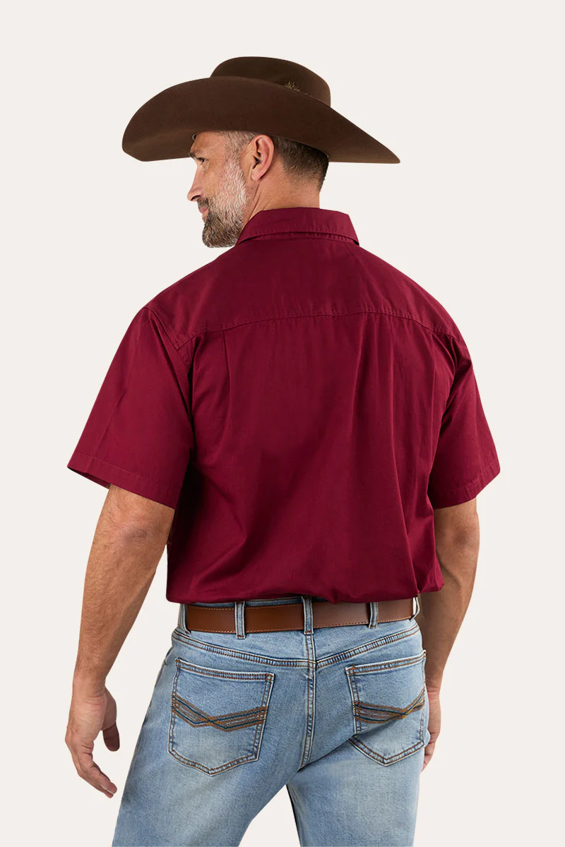 Lake Argyle Mens Short Sleeve Full Button Work Shirt - Image 22