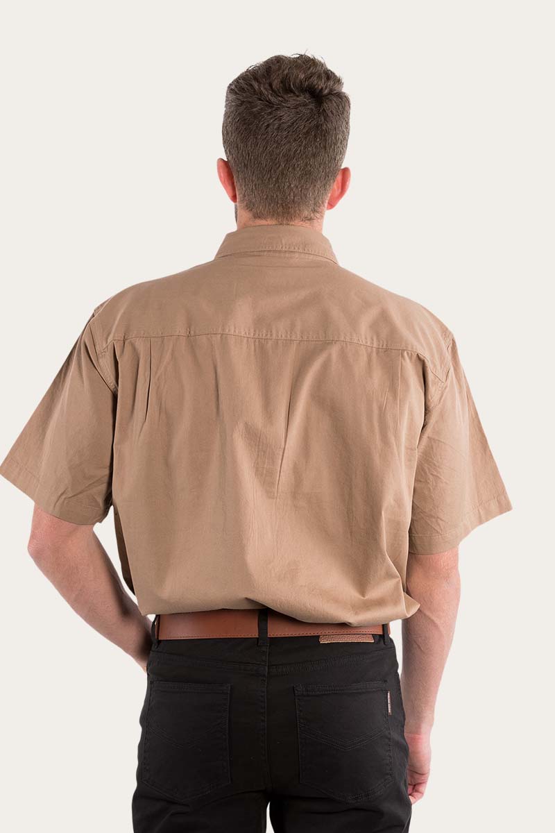 Lake Argyle Mens Short Sleeve Full Button Work Shirt - Image 27