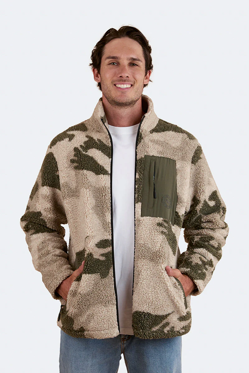Lennonville Unisex Camo Fleece - Image 3