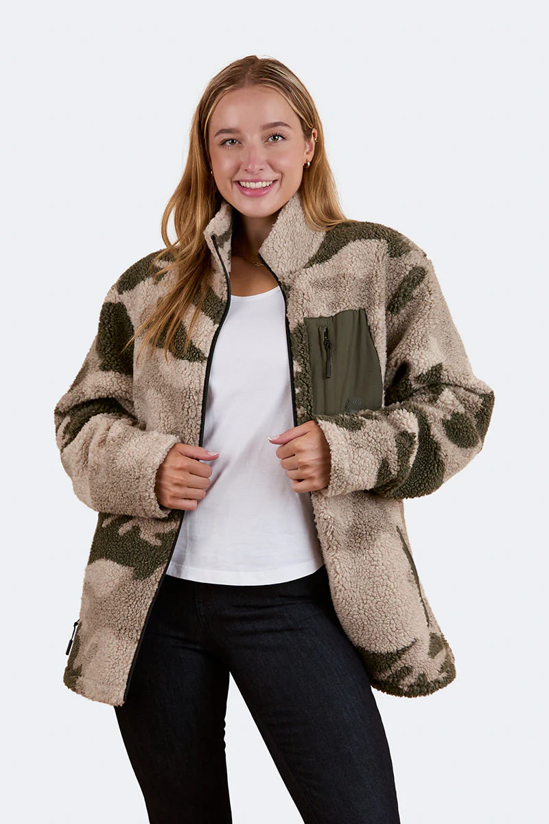 Lennonville Unisex Camo Fleece - Image 4