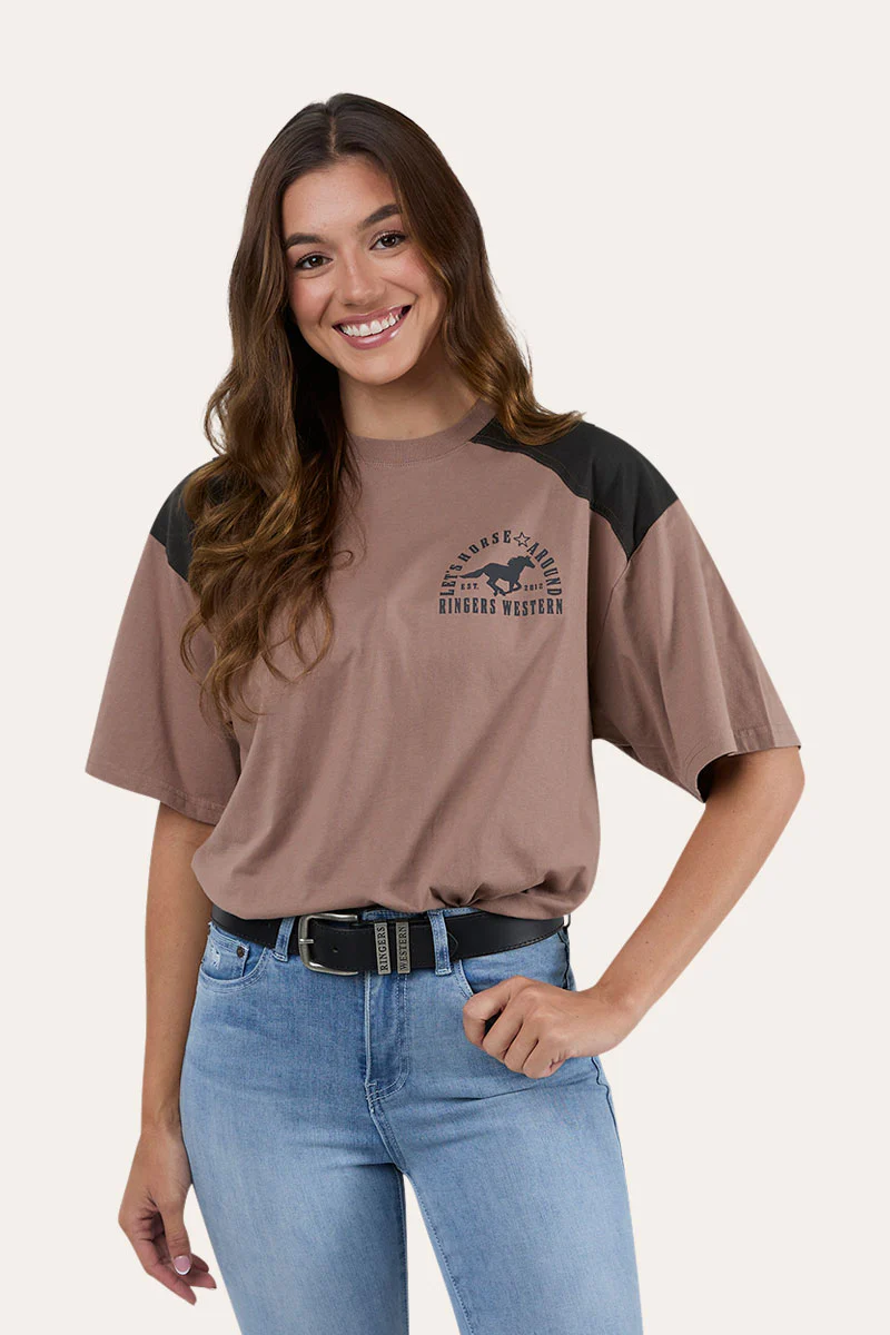 Lets Horse Around Womens Oversized T-Shirt - Image 12