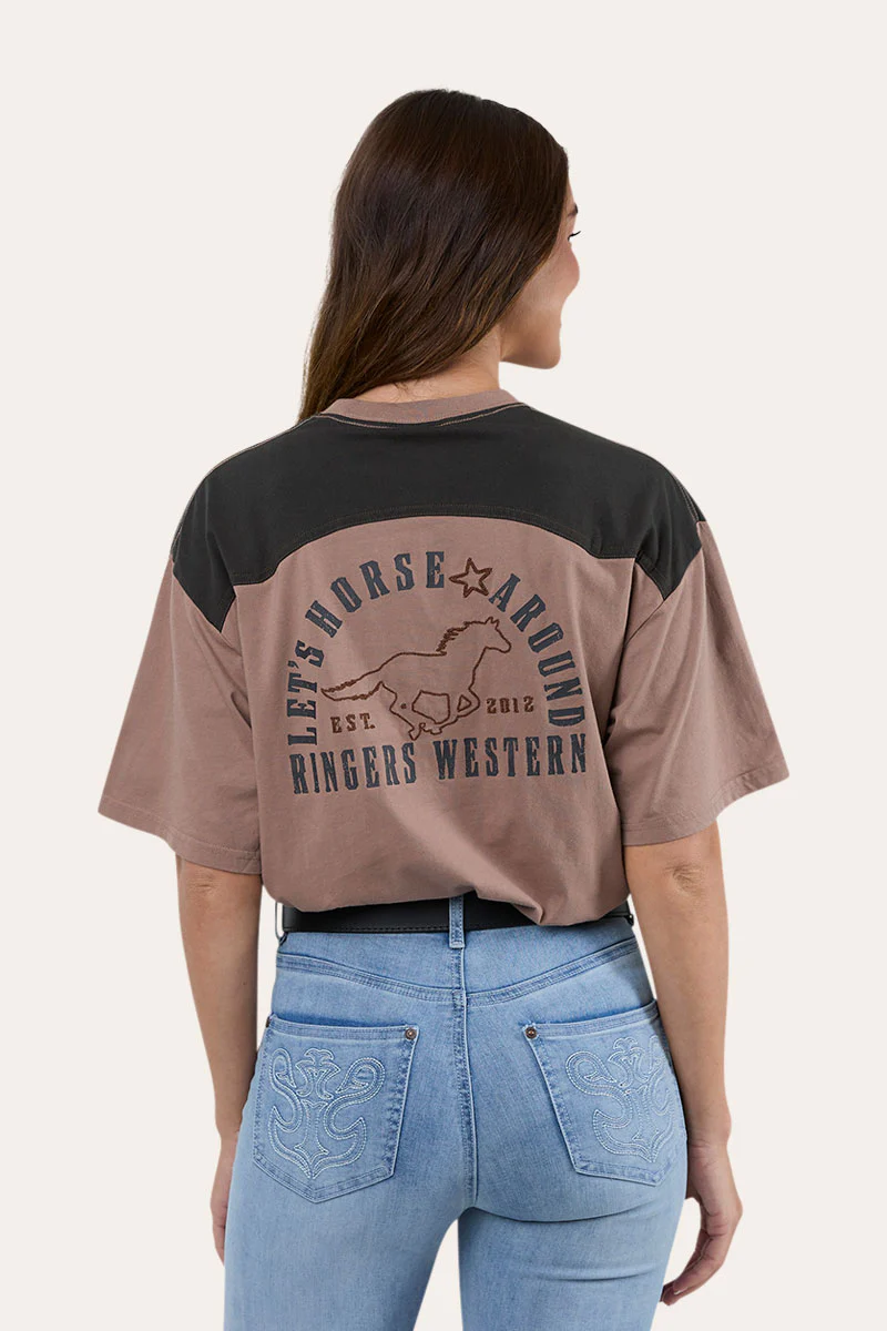 Lets Horse Around Womens Oversized T-Shirt - Image 15