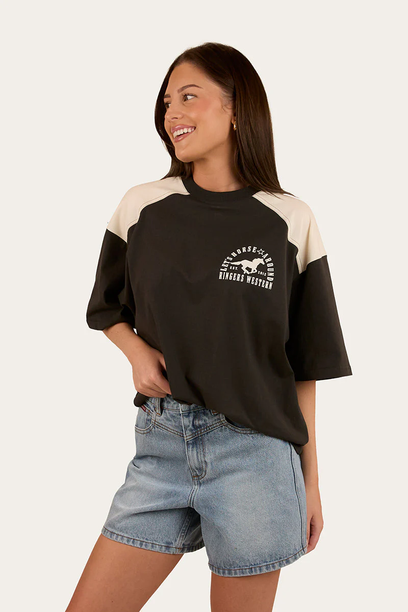 Lets Horse Around Womens Oversized T-Shirt - Image 16