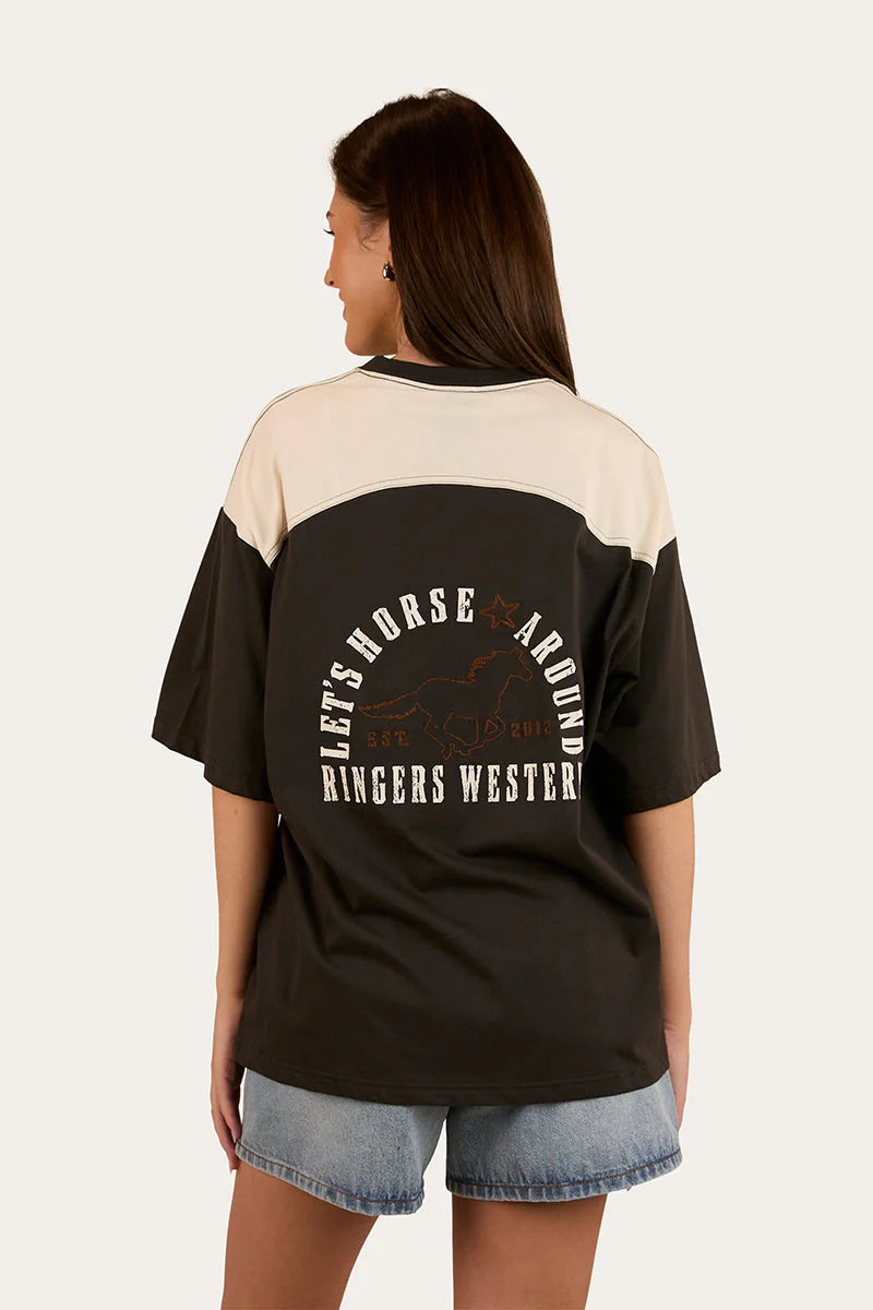 Lets Horse Around Womens Oversized T-Shirt - Image 18