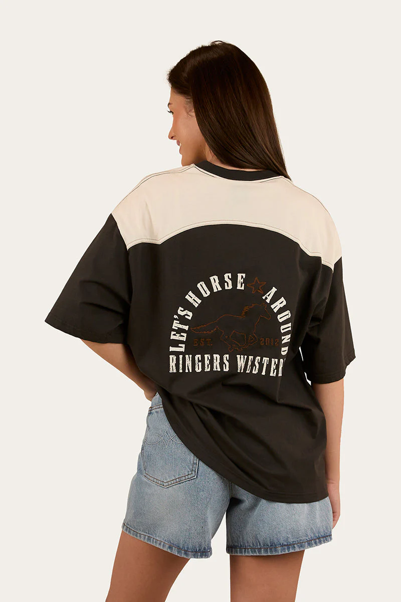 Lets Horse Around Womens Oversized T-Shirt - Image 20