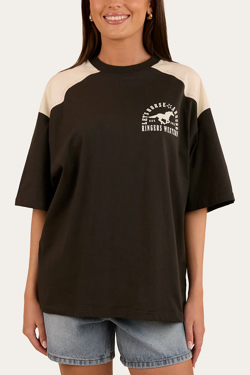 Lets Horse Around Womens Oversized T-Shirt - Image 24