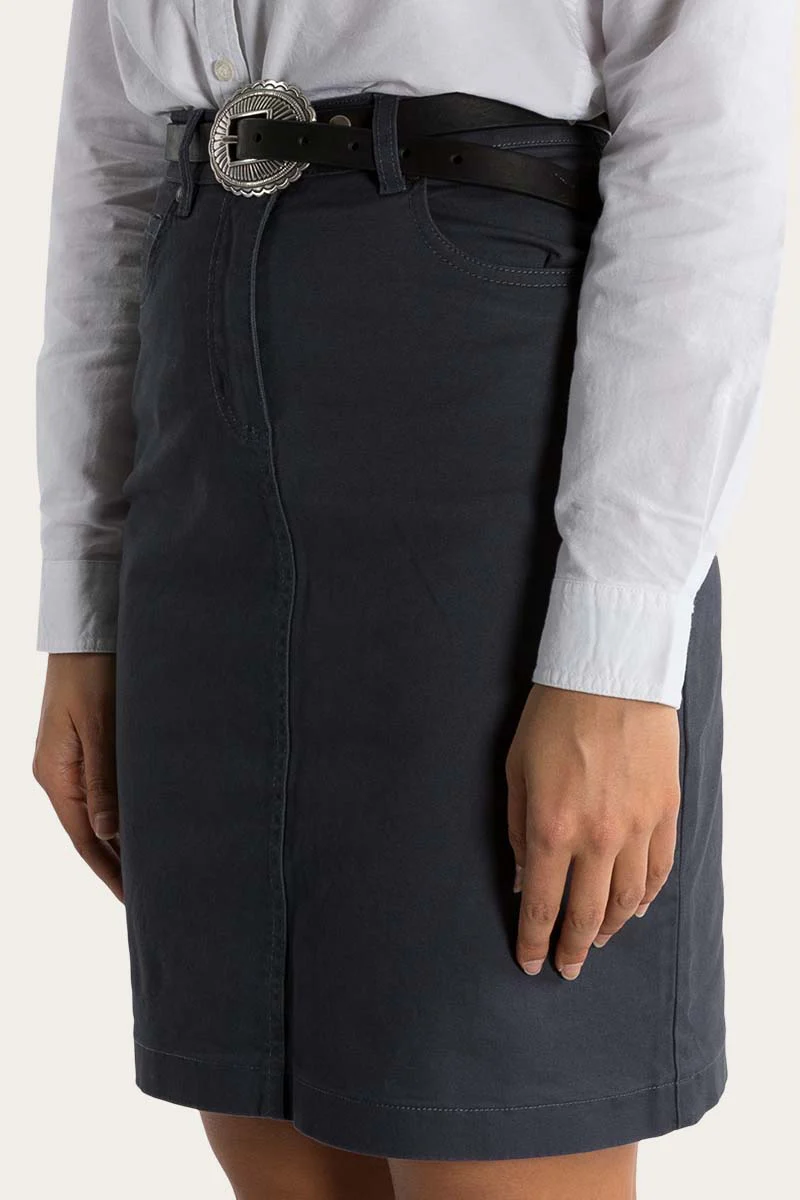 Maree Womens 5 Pockets Stretch Drill Skirt - Image 8