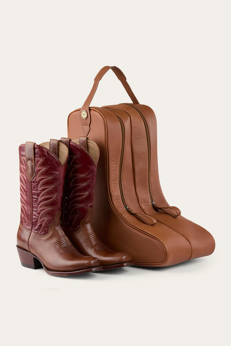 Miguel Leather Boot Bag - Image 3
