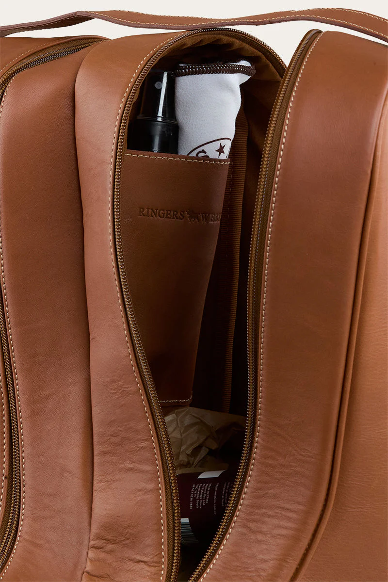 Miguel Leather Boot Bag - Image 6