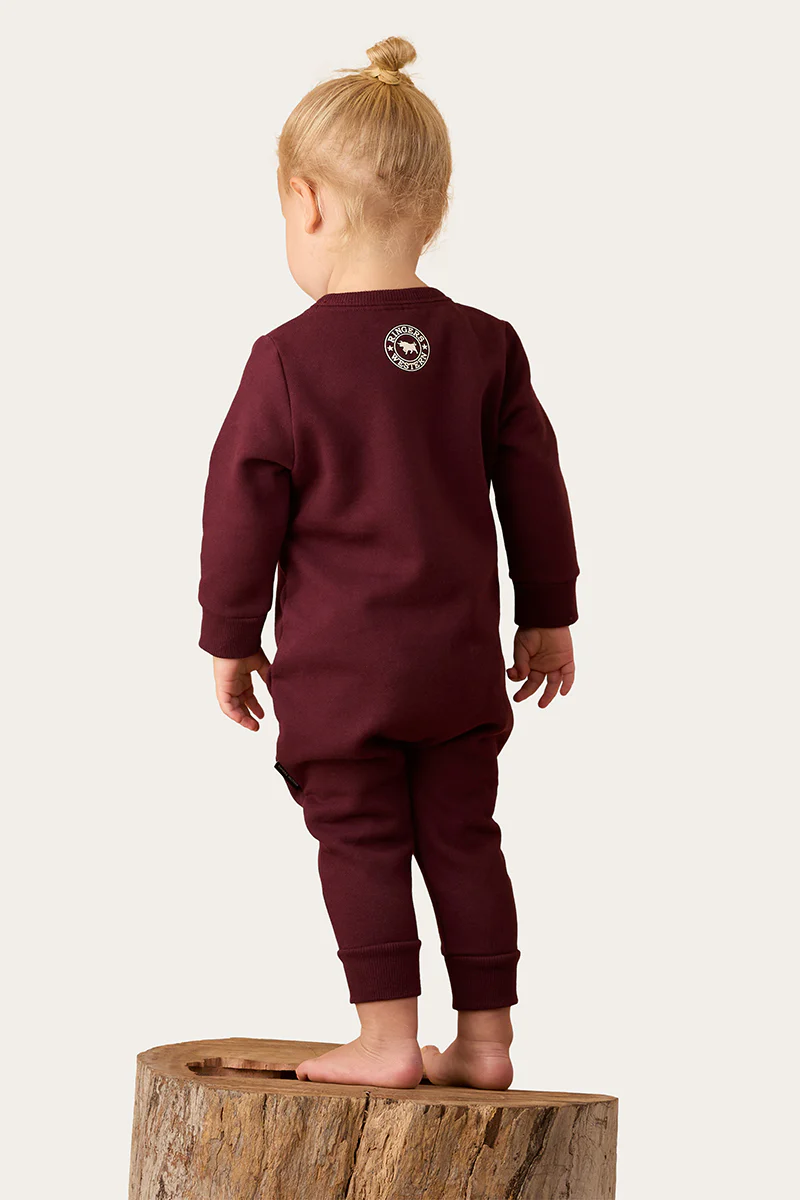 Moto Babies Fleece LS Zip Onsie - Image 3