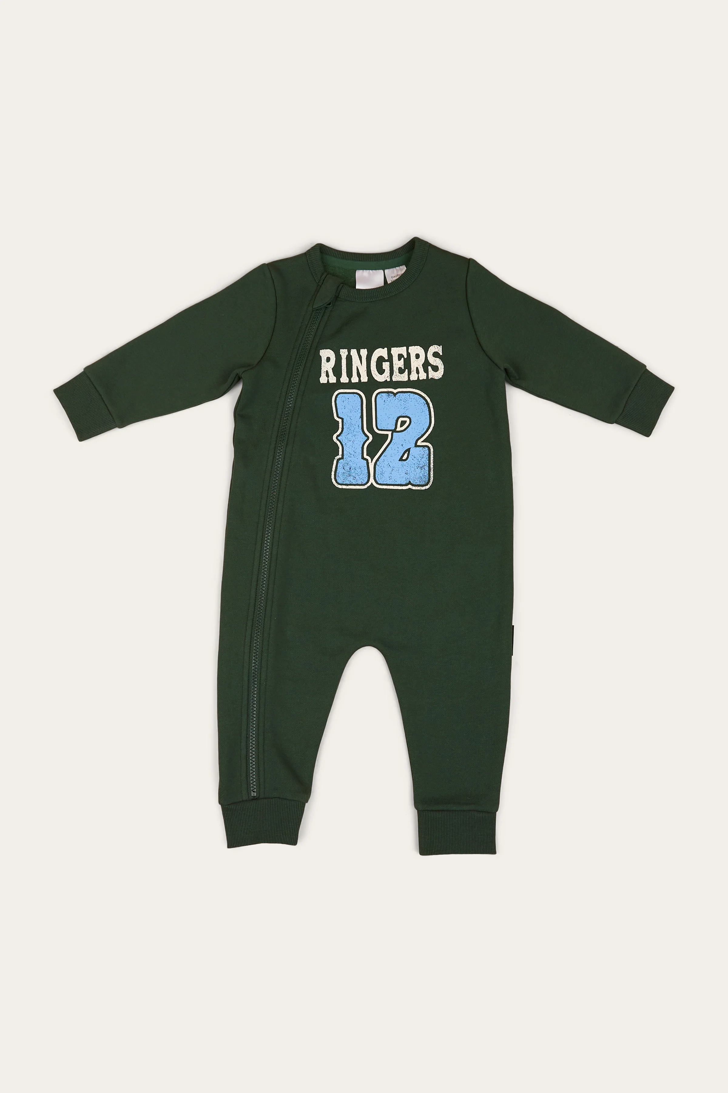 Moto Babies Fleece LS Zip Onsie - Image 4