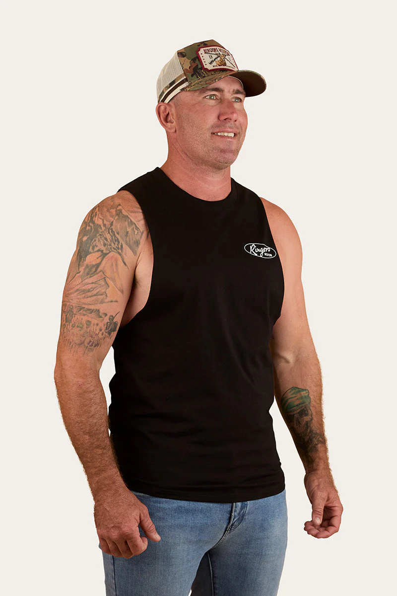 Mud Sweat Beers Mens Muscle Tank - Image 4