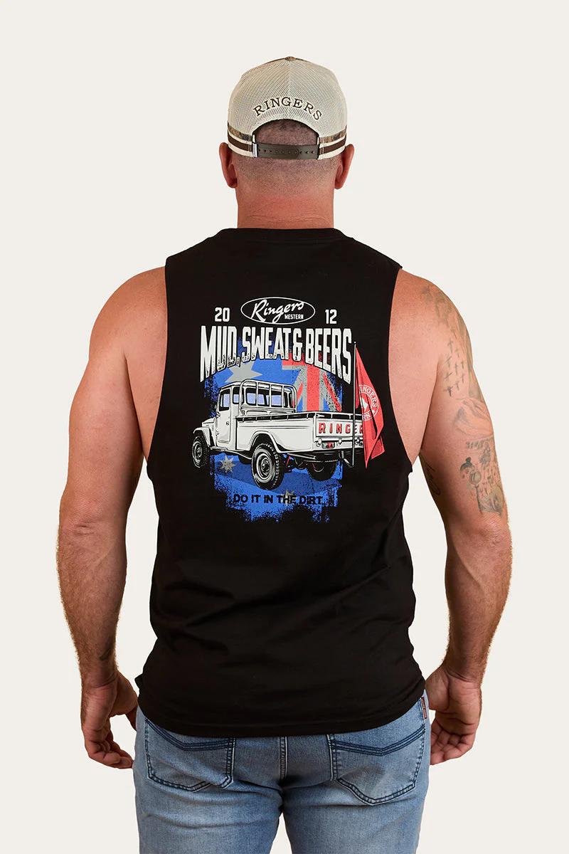Mud Sweat Beers Mens Muscle Tank - Image 6