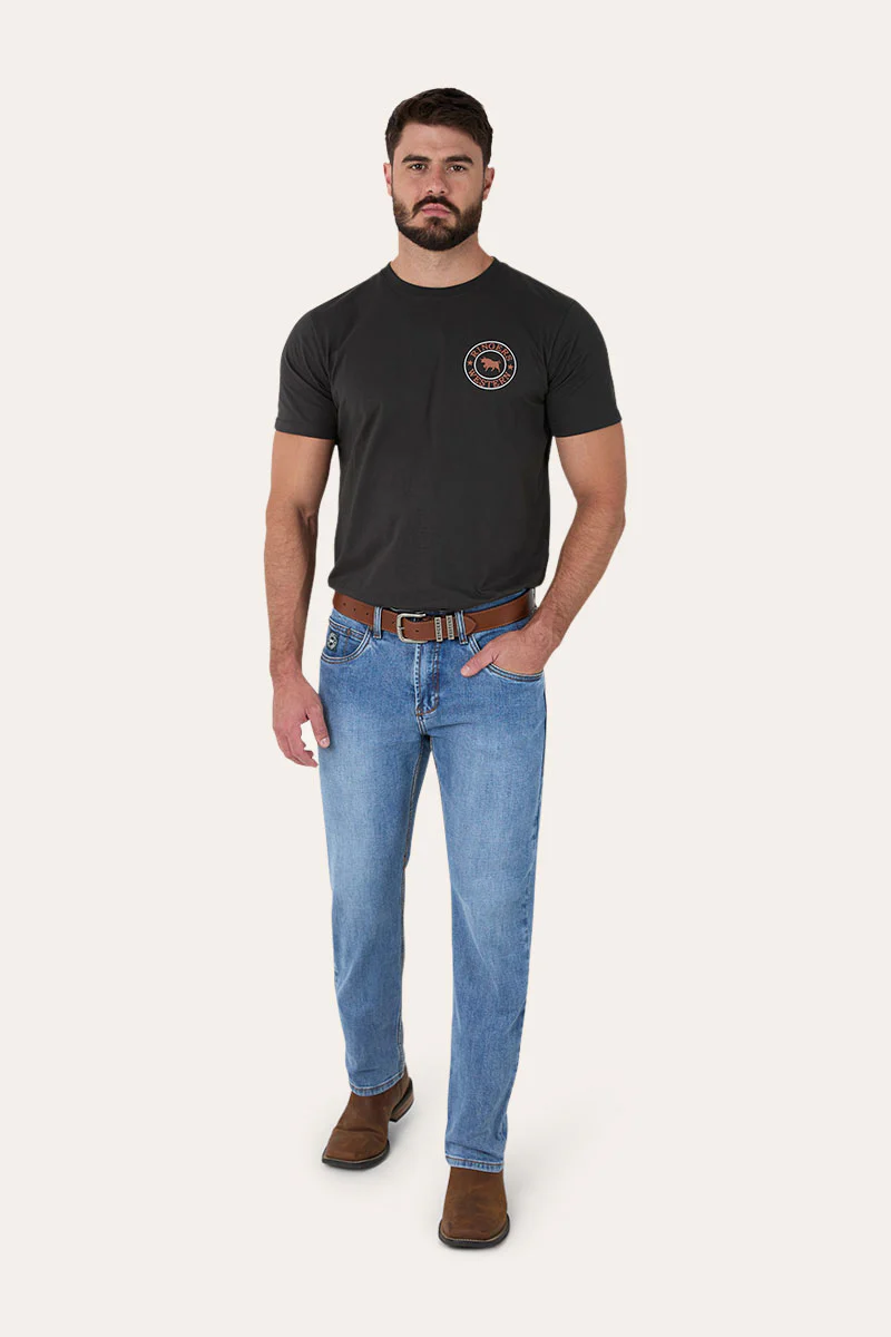 Muster Mens Slim Straight Fit Mid Rise Jeans - Image 29