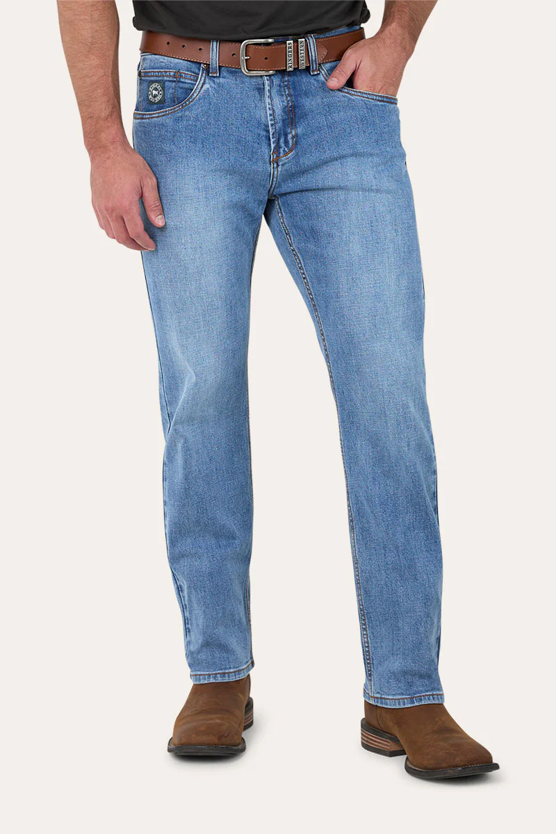 Muster Mens Slim Straight Fit Mid Rise Jeans - Image 33
