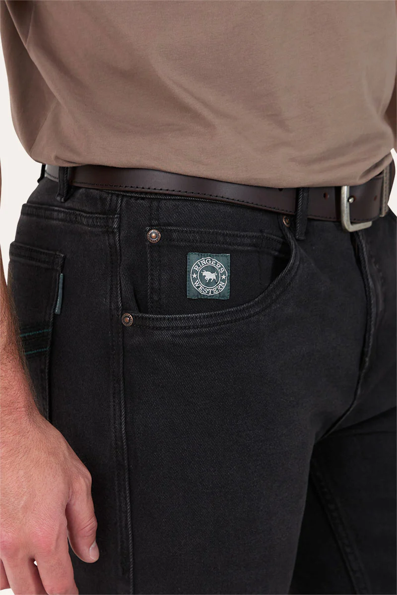 Muster Mens Slim Straight Fit Mid Rise Jeans - Image 4