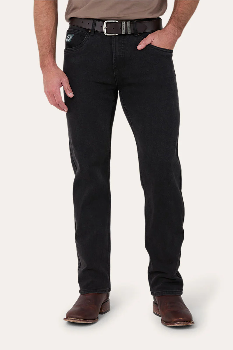 Muster Mens Slim Straight Fit Mid Rise Jeans - Image 5