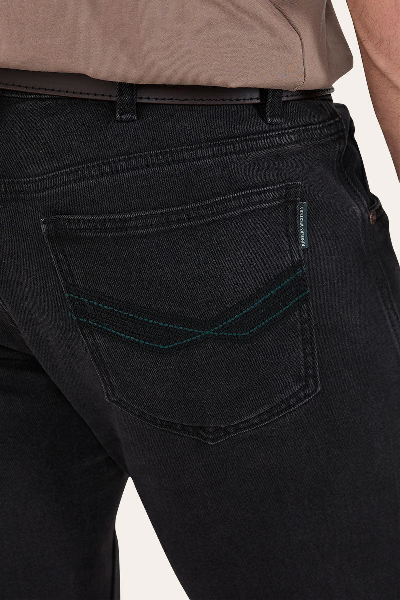 Muster Mens Slim Straight Fit Mid Rise Jeans - Image 6