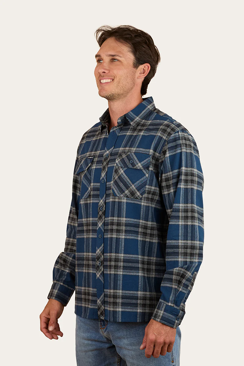 Nambour Mens Full Button Flannel - Image 5