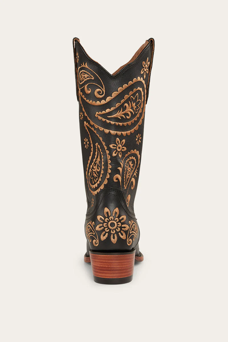 Olivia Womens Cuban Heel Western Boot - Image 13