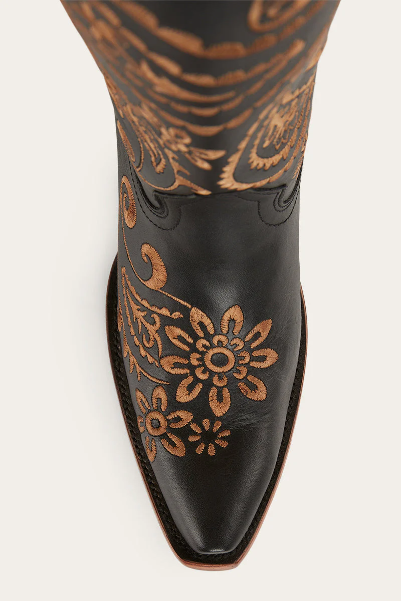 Olivia Womens Cuban Heel Western Boot - Image 15
