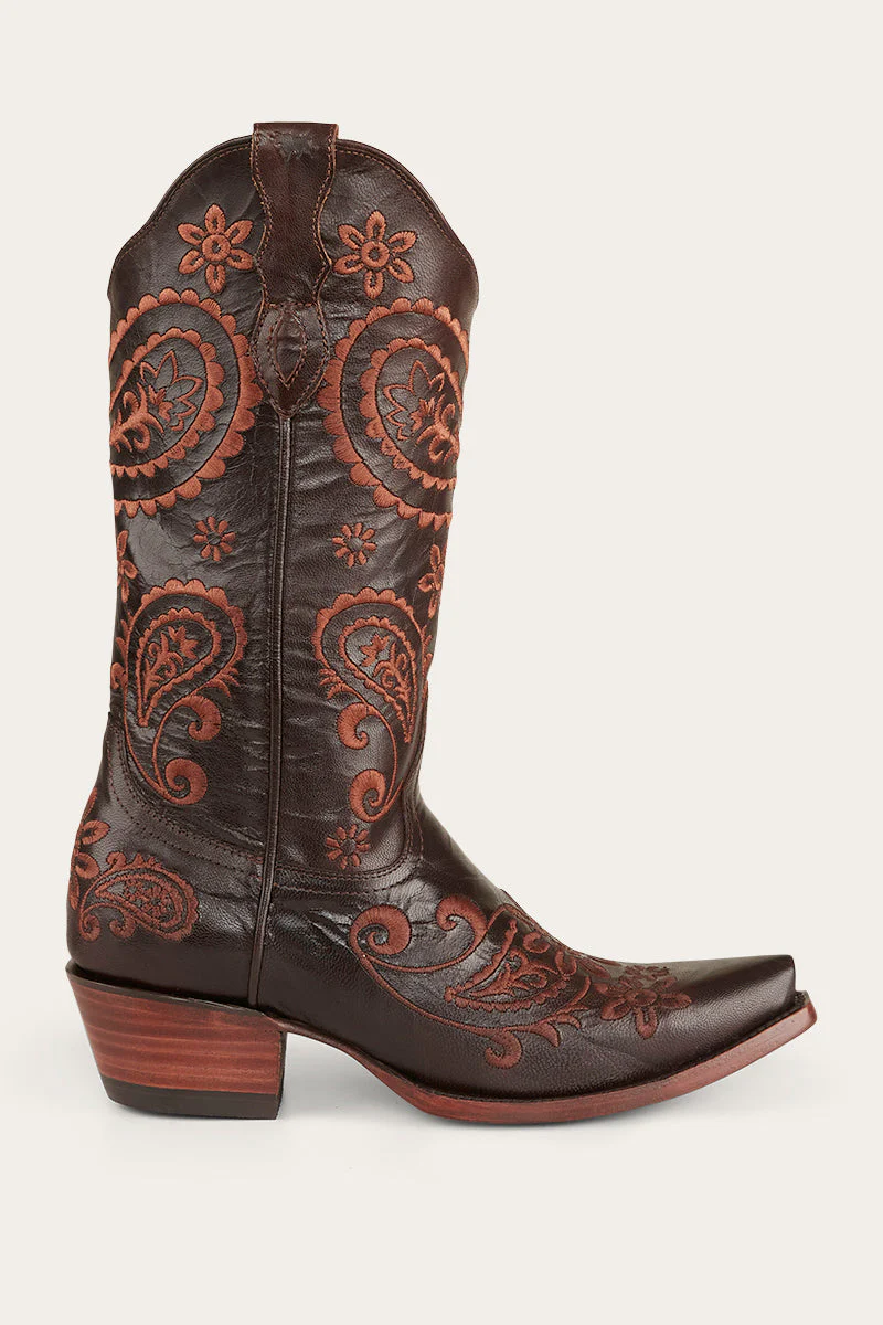 Olivia Womens Cuban Heel Western Boot - Image 25
