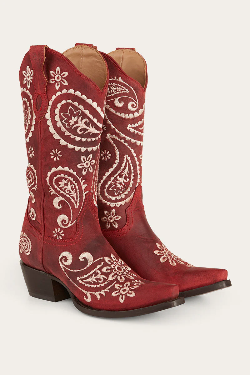 Olivia Womens Cuban Heel Western Boot - Image 31