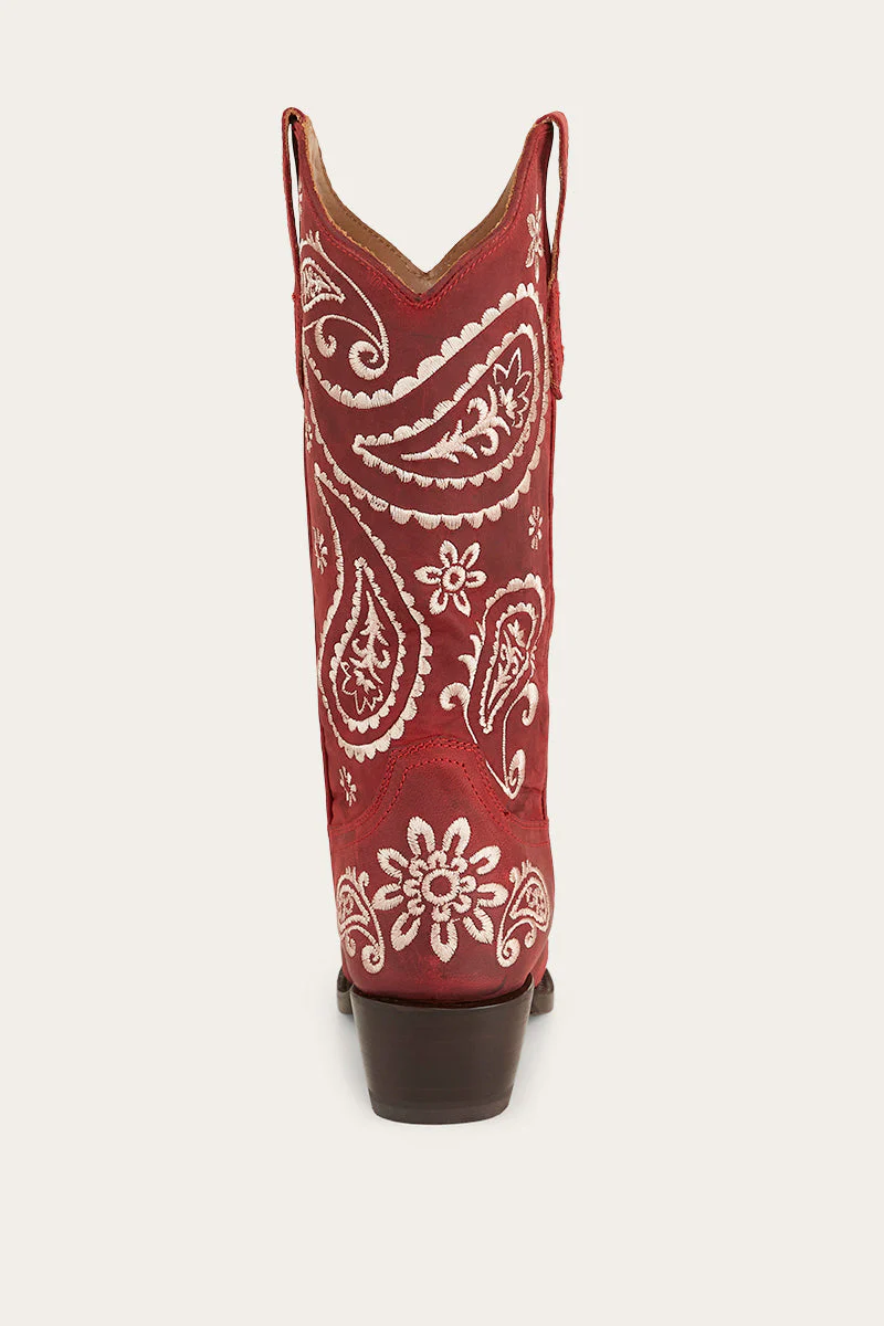 Olivia Womens Cuban Heel Western Boot - Image 34