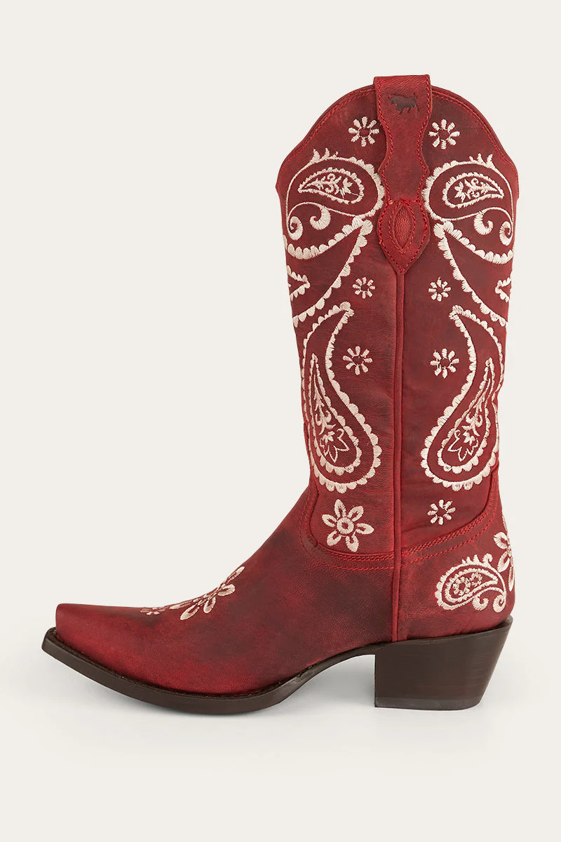 Olivia Womens Cuban Heel Western Boot - Image 35