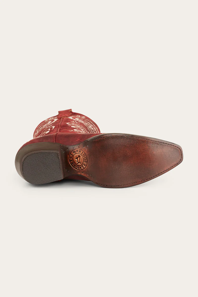 Olivia Womens Cuban Heel Western Boot - Image 37