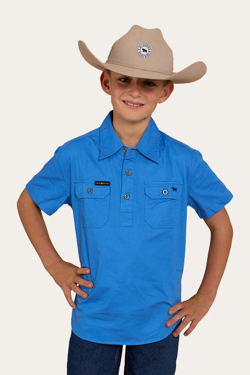 Ord River Kids Half Button Short Sleeve Workshirt - Image 10
