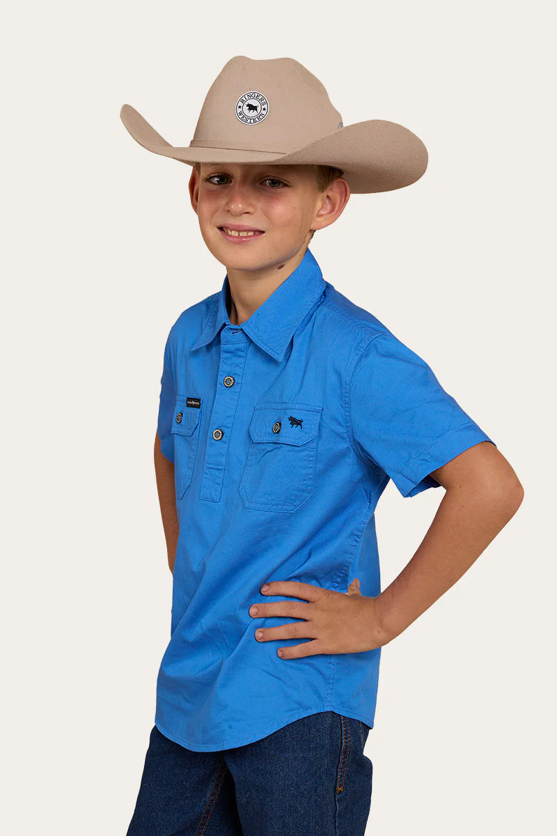 Ord River Kids Half Button Short Sleeve Workshirt - Image 11
