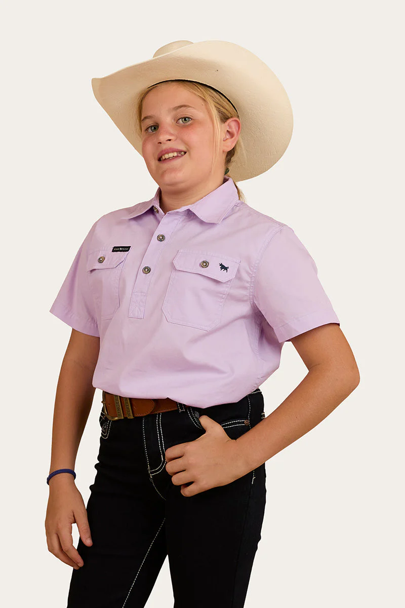 Ord River Kids Half Button Short Sleeve Workshirt - Image 16