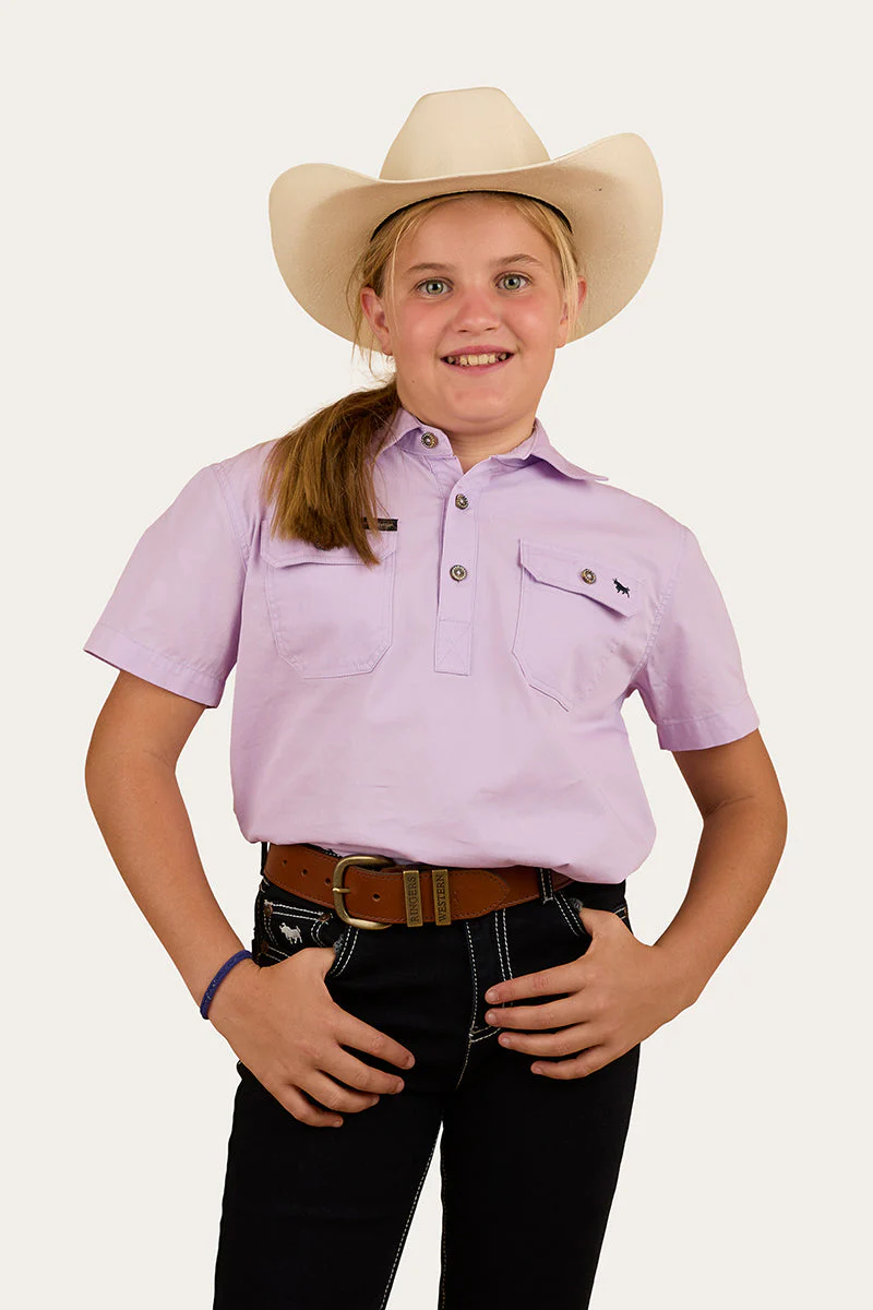 Ord River Kids Half Button Short Sleeve Workshirt - Image 19